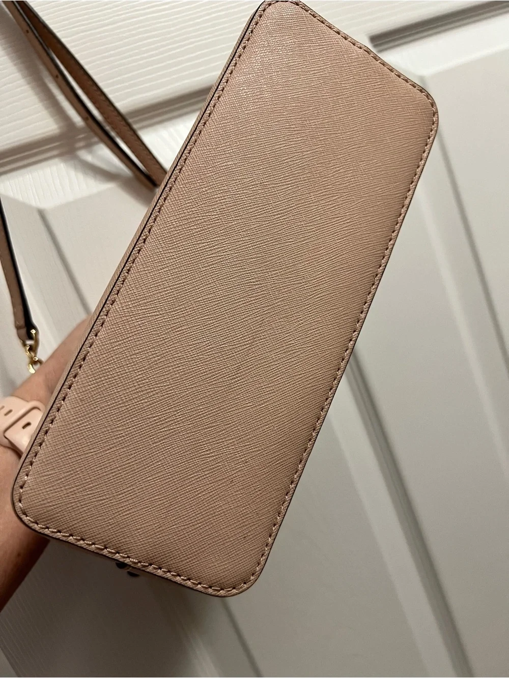 Michael Kors Light Pink Crossbody with Gold Hardware
